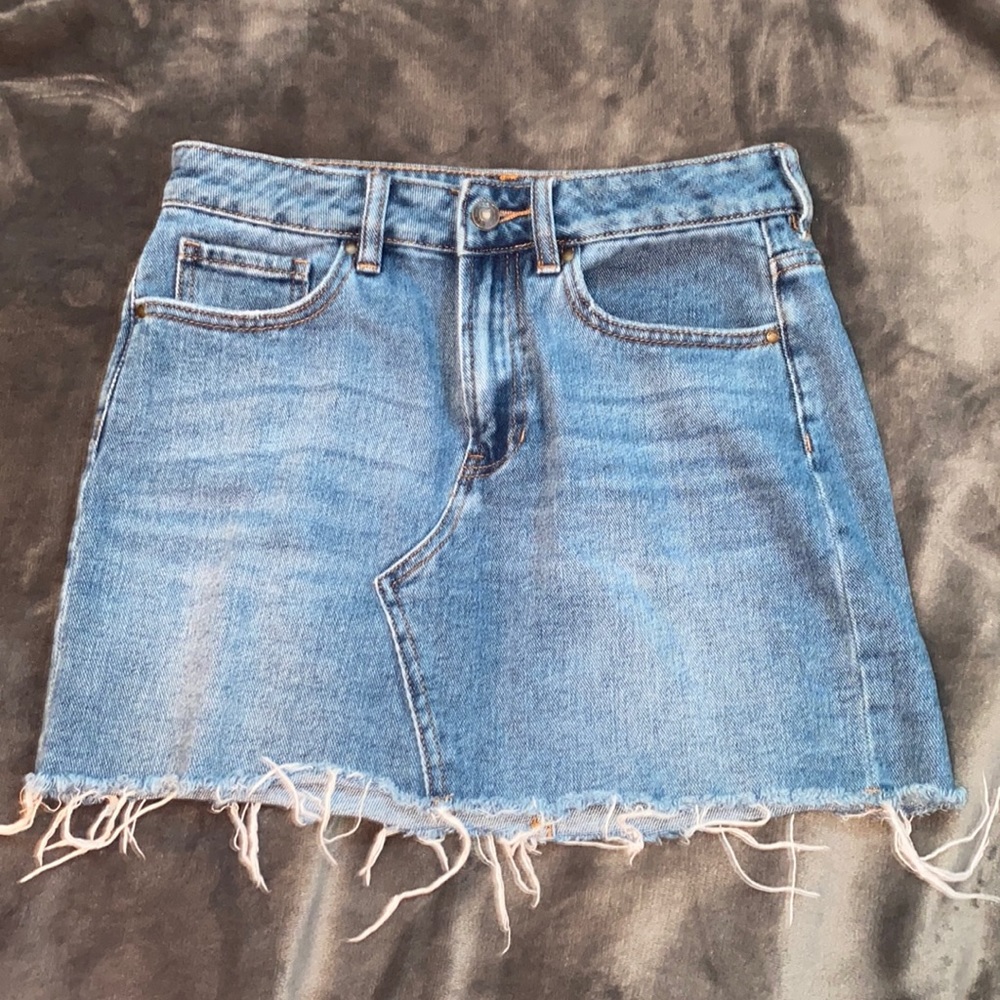 pacsun blue skirt